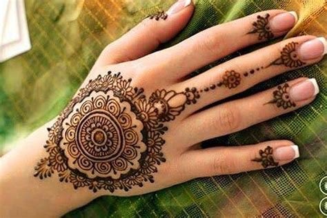 10_Simple Arabic Mehndi Designs for Front Hand  K4 Fashion