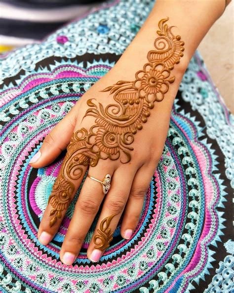 15_Simple Arabic Mehndi Designs For Left Hand 2024  FinetoShine
