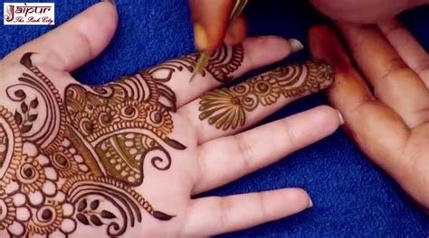 11_Easy Simple Arabic Henna Easy Mehndi Design For