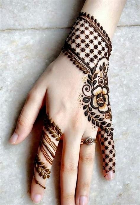 14_Simple Arabic Mehndi Design For Hands  Step by Step Tutorial