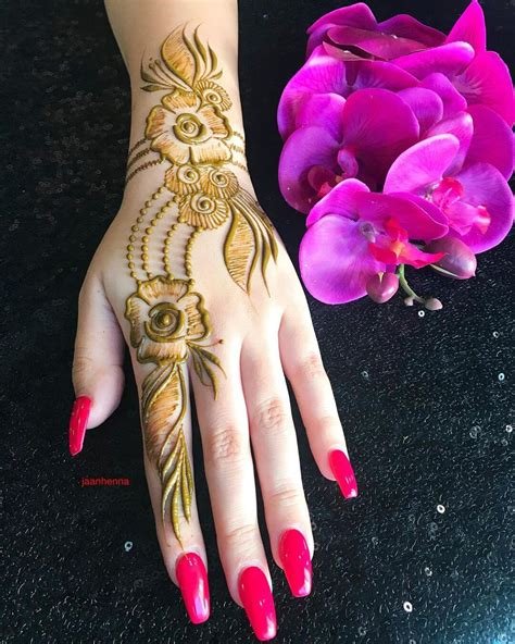 8_30 Stylish Back Hand Mehndi Designs for Ladies  Mehndi  Crayon