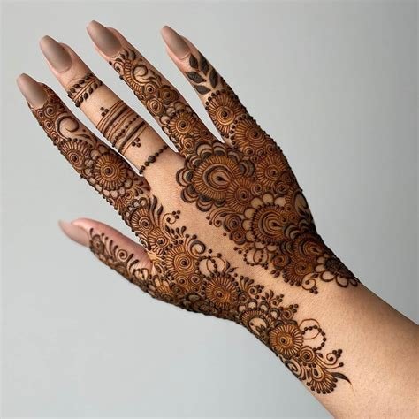 11_30 Simple Back Hand Mehndi Designs for Various Occasions