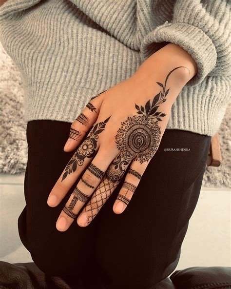 15_15 Best Black Mehndi Designs  Latest Collection