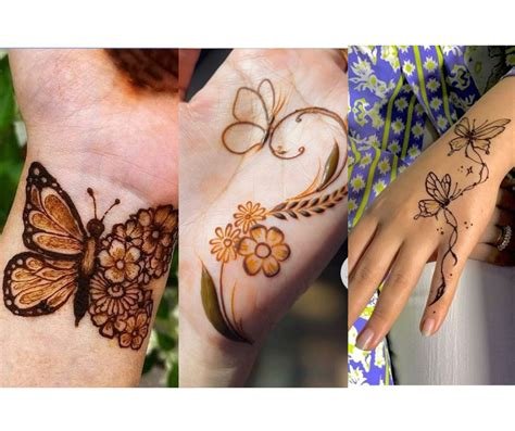 2_27 Stunning Butterfly Mehndi Designs Simple And Unique  Fabbon