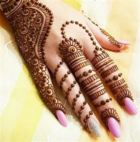 6_55 Stunning Chain Henna Designs  With Images  Fabbon