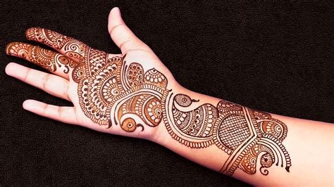 15_40 Front Hand Mehndi Designs For Every Bride  WedMeGood