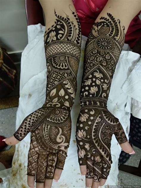 8_12 Dulhan Mehndi Design for Hands  Legs to Complete Bridal Look 2021