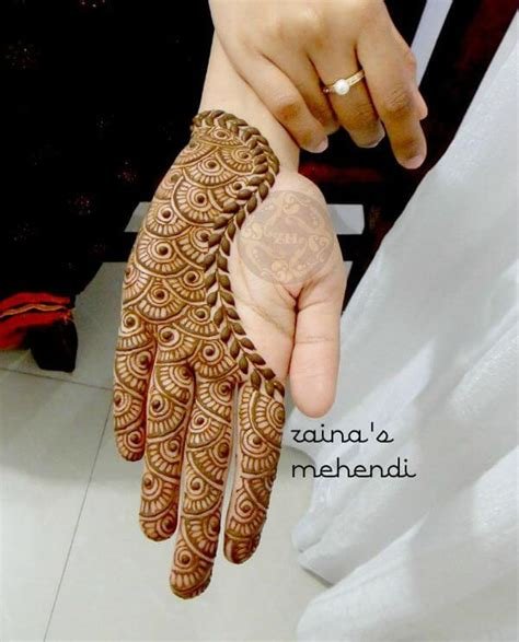 10_Front hand Mehndi Design  Top 50 Designs  Baggout
