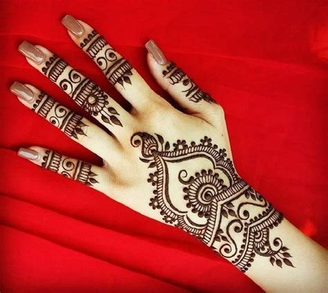 3_30 Stylish Back Hand Mehndi Designs for Ladies  Mehndi  Crayon