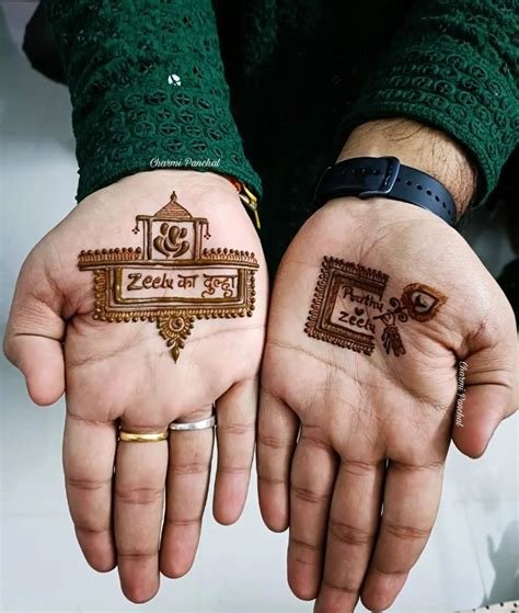 1_15 Simple Groom Mehndi Designs Because Its Your Wedding Day too