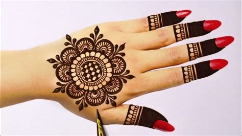 5_20 simple mehndi design ideas to save for weddings and other occasions