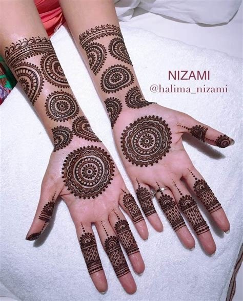 8_Simple Mandala Mehndi Design for Hands  Mehndi Designs