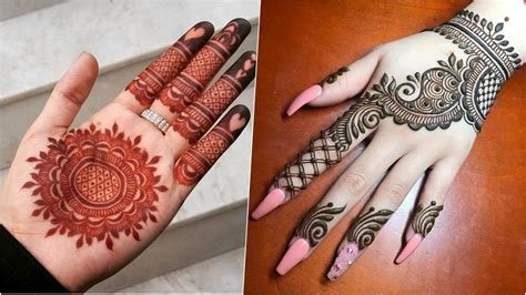 13_Easy and Simple Mehndi Designs for Hands Photos 2025