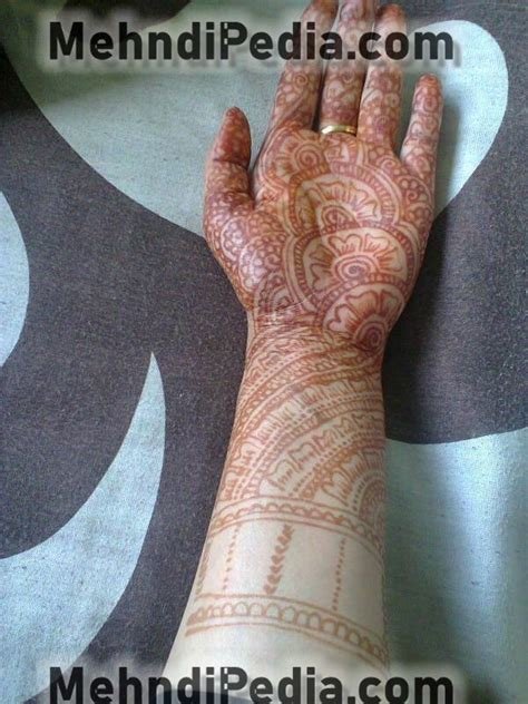 1_simple mehndi design for left hand front side  Mehndi Pedia