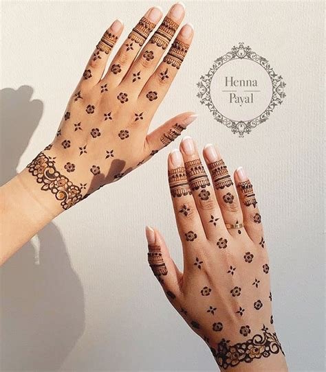 6_50 Simple Finger Mehndi Designs for Front  Back 2021 Finger Henna Ideas