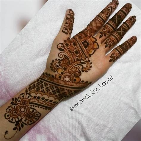 12_Simple Arabic Mehndi Designs for Left Hand  K4 Fashion