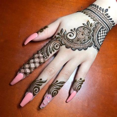 13_21 Simple Mehndi Design for Left Hand Inspirations For The Bride Squad