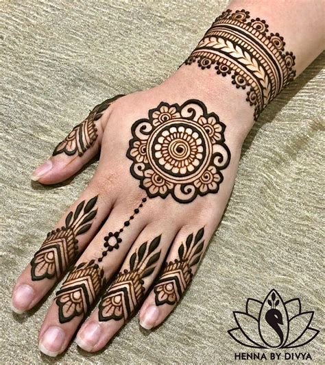 6_Simple Arabic Mehndi Designs for Left Hand  K4 Fashion
