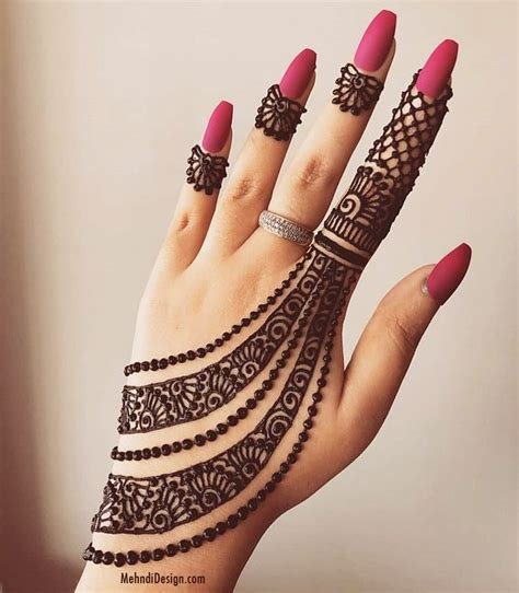 6_Simple Arabic Mehndi Designs for Front Hand  K4 Fashion