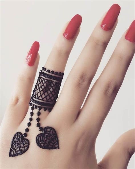 8_50 Simple One Finger Mehndi Designs  K4 Fashion