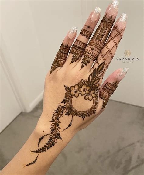 14_Simple Arabic Mehndi Designs for Left Hand  K4 Fashion
