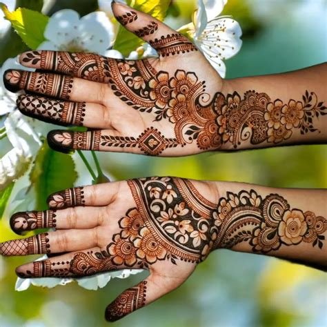 9_90 Simple Dulhan Mehndi Designs for Every Bride  2024  Mehndi Design 4u