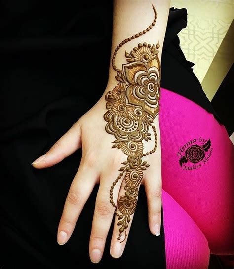 15_Eid Special Easy Floral Mehndi Designs for Hand  K4 Fashion