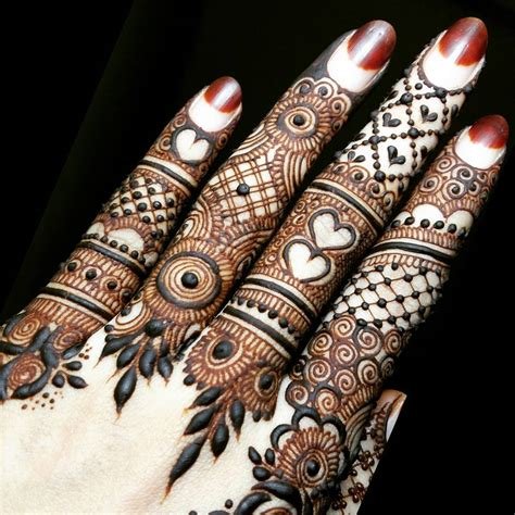 8_50 Simple One Finger Mehndi Designs  K4 Fashion