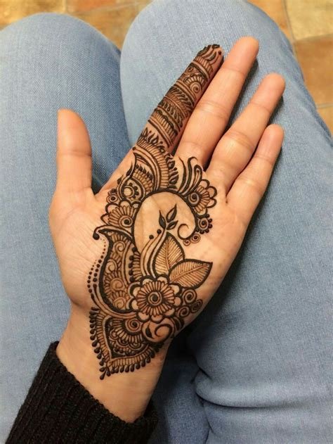 15_Easy Henna Designs for Palm Effortlessly Beautiful Patterns for All