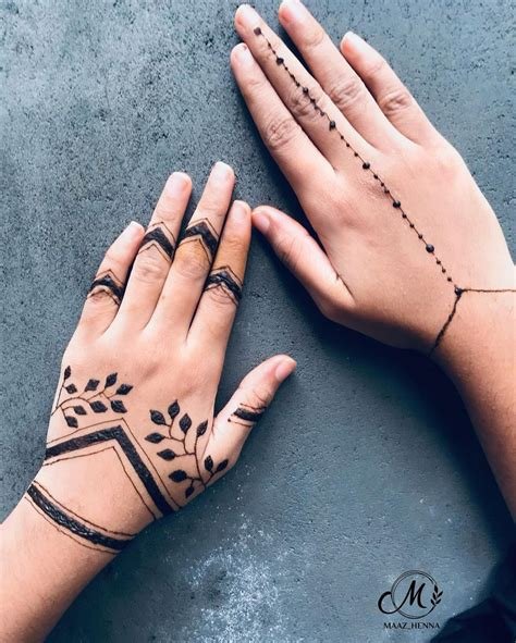 2_50 Gorgeous And Simple Henna Designs For The Minimalist Mehndi