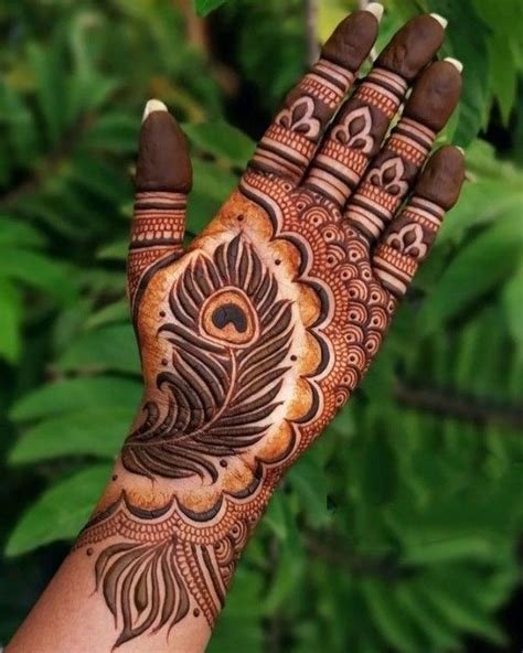 9_Peacock Mor Mehndi Designs for Hands  Legs  K4 Fashion