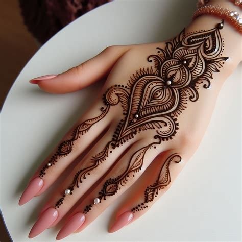 10_Arabic moti Mehndi design  Mehndi Design World