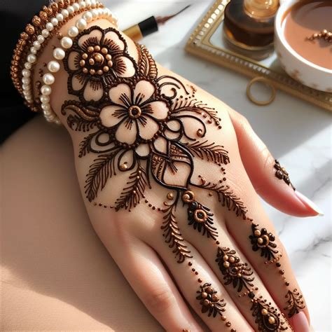 14_15 Simple and Easy Arabic Mehndi Designs for Weddings