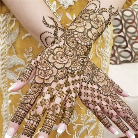 12_Arabic Mehndi Designs 89 Simple  Easy Arabic Design 2021