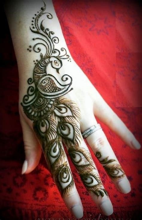 12_135 Best Peacock Mehndi Design 2024 Front And Full Hand  CCKOnline