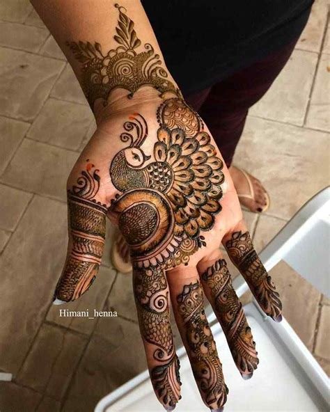 15_Peacock Mehndi Designs 2  K4 Fashion