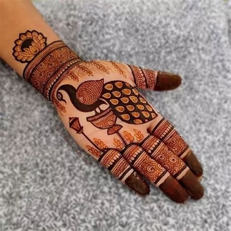 13_New Peacock Mehndi Designs  Simple  Stylish Mehndi Designs 8