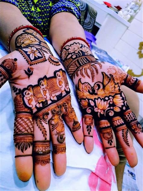 8_Simple  Traditional Rajasthani Mehndi Designs 2023 Images Download