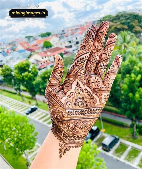 3_Best 30 Mehndi Designs For Rakhi  Mixing Images