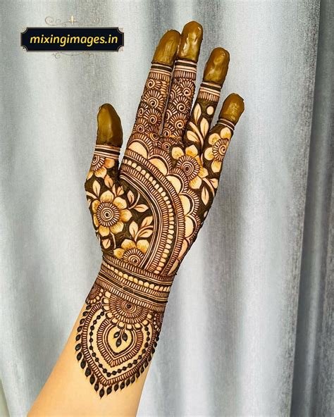 4_Best 30 Mehndi Designs For Rakhi  Mixing Images