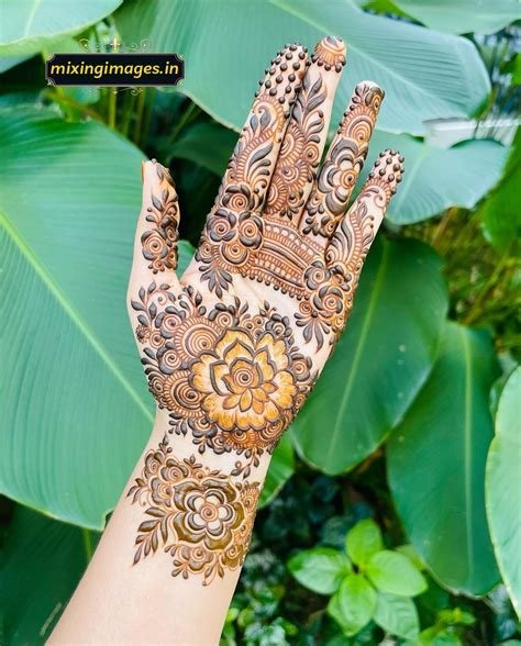 5_Best 30 Mehndi Designs For Rakhi  Mixing Images