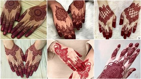 10_Latest Red Mehndi Design For Full Hands