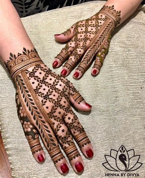 6_125 Simple And Easy Mehndi Designs For All Occasions  2022  Fabbon