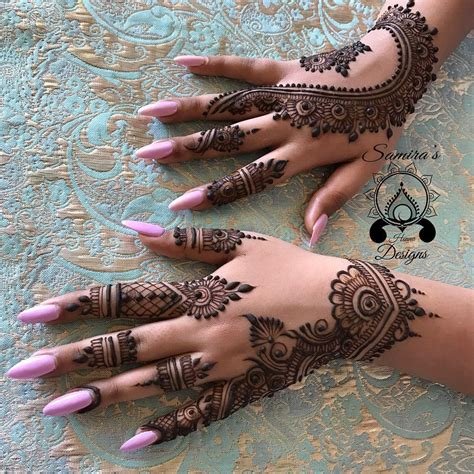 10_simple mehndi design  ShaadiWish
