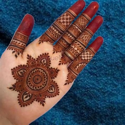 1_81 Simple Flower Mehndi Design For Wedding Season 2024  Floral Mehndi