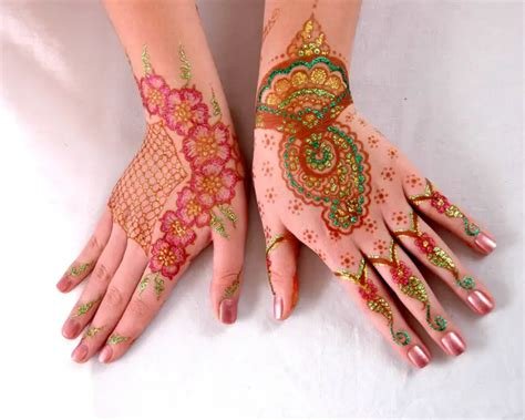 4_27 Best Glitter Mehndi Designs Images  SheIdeas