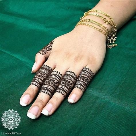 10_2023 Fingertip Mehndi Designs to Suit Every Taste  Kalyanam