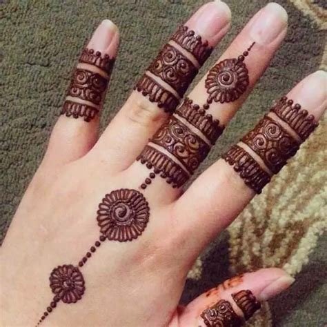 12_15 Unique Finger Mehndi Designs That Youll Absolutely Love  WedMeGood